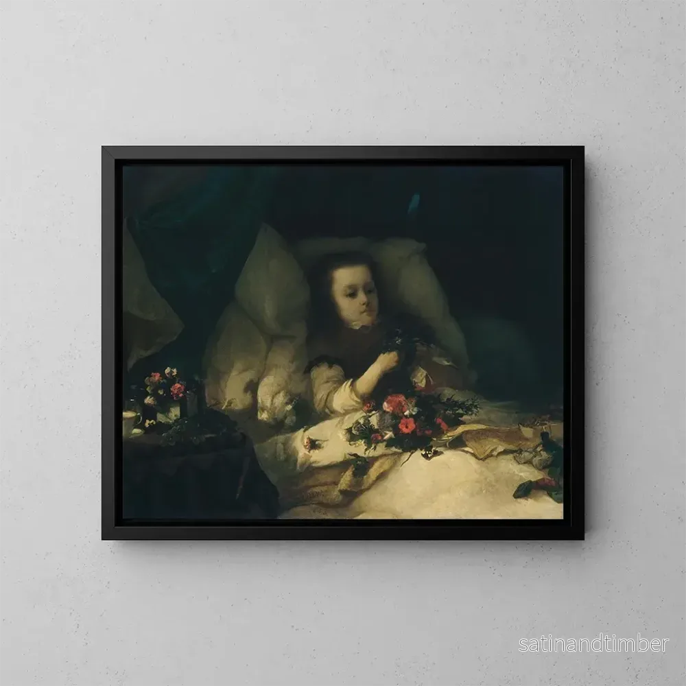 Reproduktion av målningen Le repos du cœur - William P. W. Dana