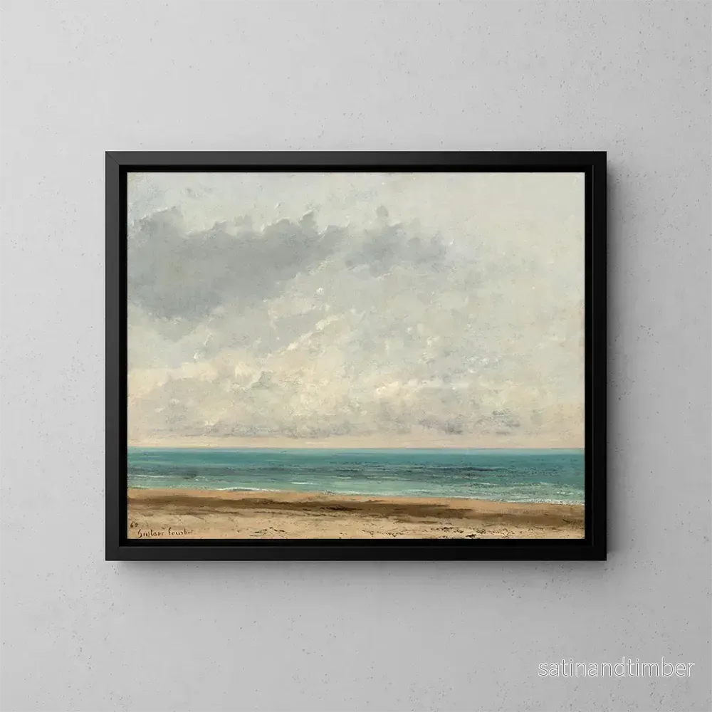 Reproduktion av målningen Mer lugn - Gustave Courbet