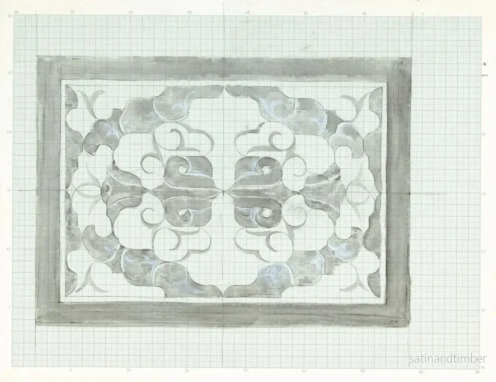 Reproduktion av målningen i grått och vitt design - Carel Adolph Lion Cachet - Bild 2