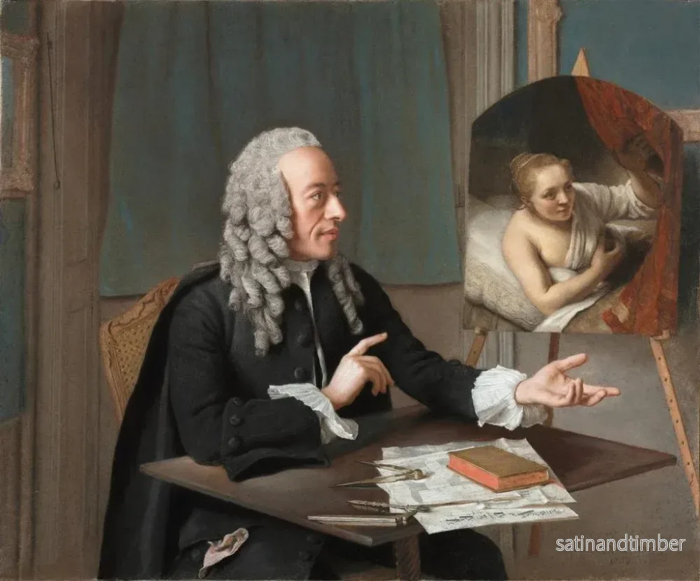 Reproduktion av målningen François Tronchin - Jean-Étienne Liotard - Bild 2