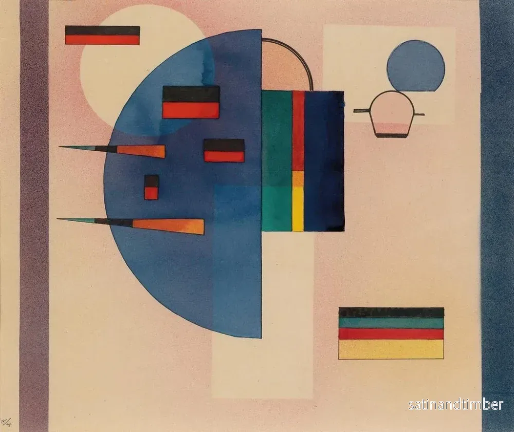 Reproduktion av målningen Apaisé - Wassily Kandinsky - Bild 2