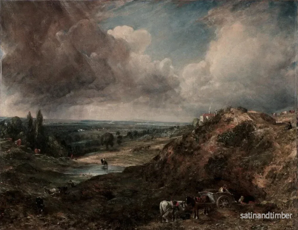Reproduktion av tavlan Damm vid Branch Hill i Hampstead - John Constable - Bild 2