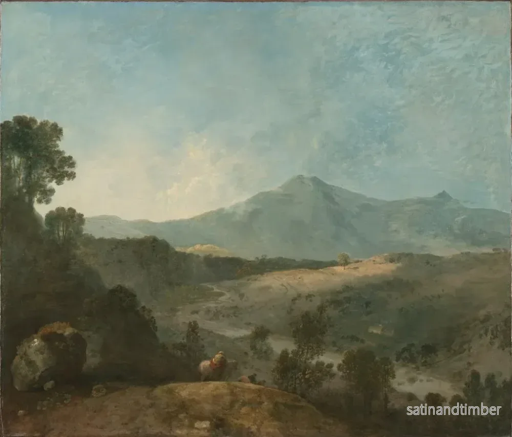 Reproduktion av målningen Cader Idris och floden Mawddach - Richard Wilson - Bild 2
